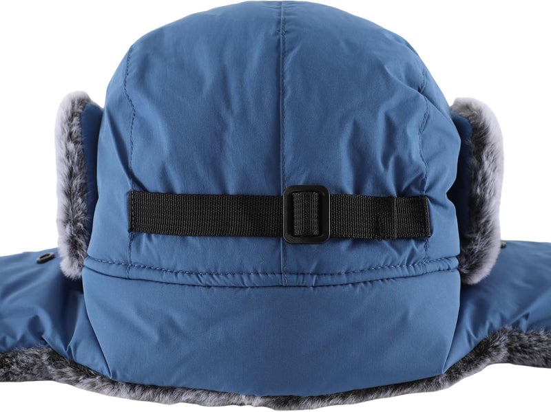 Connectyle Trapper Hat for Men Women Faux Fur Trooper Trapper Winter Hat with Ear Flaps Waterproof Ushanka Hunting Hats - Image 5